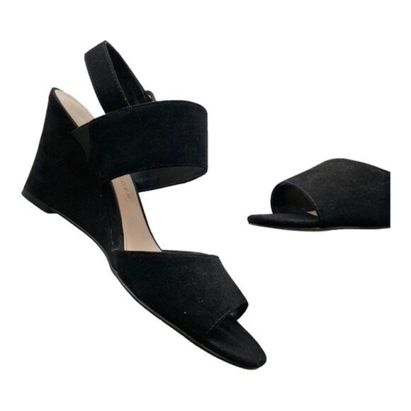 Athena Alexander Black Wedge Sandal - Picture 7 of 9